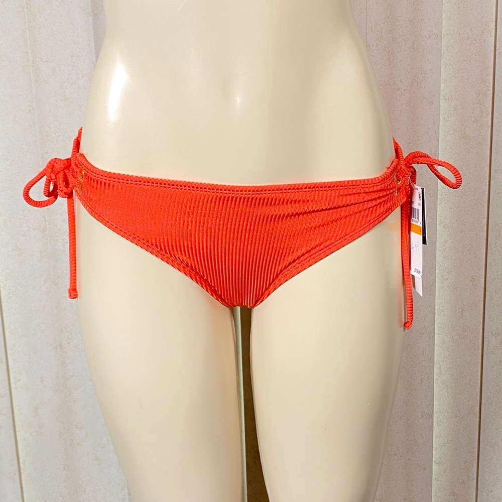 Hula Honey Ribbed Strappy Side Tie Hipster